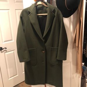 Zara military oversized coat XS
